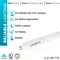 Luxrite T5 LED Tube Light Bulbs 24W (54W Equivalent) 3000LM 4000K Cool White Type A+B G5 Base 4-Pack LR34159-4PK - alternate 7